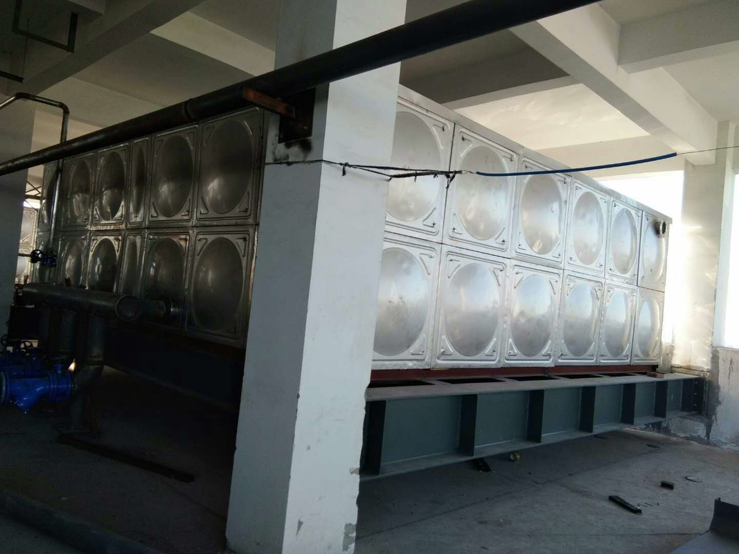 100m3 SS304 Square Stainless Steel Tank Water Storage 5000l