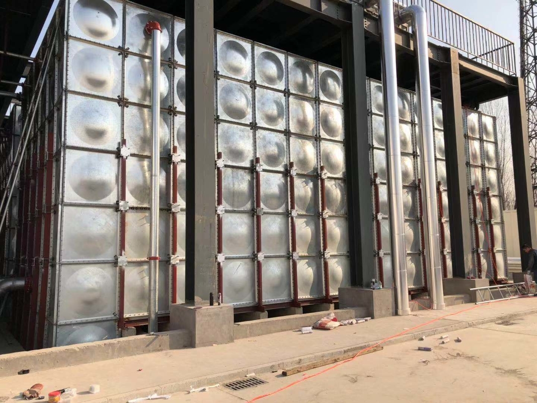 Bolted Assembled Hot Dip Water Tank Galvanised Panels Fire Fighting