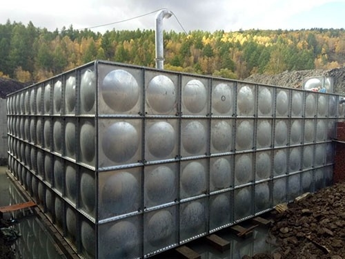 Bolted Assembled Hot Dip Water Tank Galvanised Panels Fire Fighting