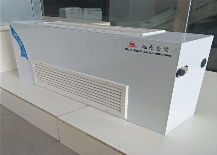 White Horizontal Ceiling suspended Fan Coil Cassette Unit FCU with Centrifugal Fan