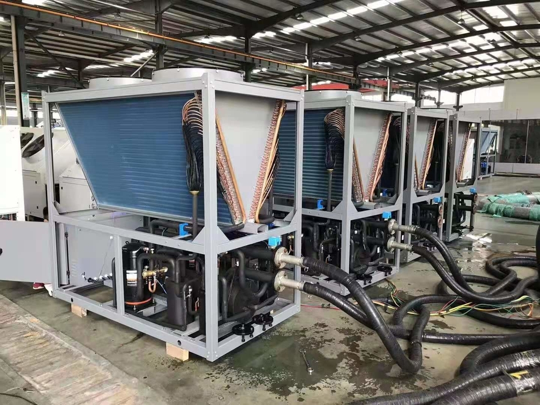 R410A Domestic Liquid Air Cooled Industrial Chiller For Heating Swimming Pool 750Kg